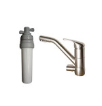 Purificateur d'eau Doulton ECOFAST BIOTECT + Robinet mitigeur 3 voies classique brossé - 3025BIOR3VBS