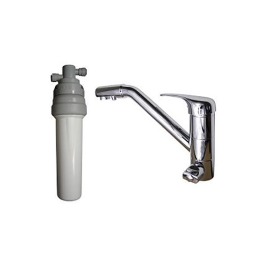 Purificateur d'eau Doulton ECOFAST BIOTECT + Robinet mitigeur 3 voies classique brillant - 3025BIOR3VBB