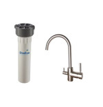 Purificateur d'eau Doulton HIP BIOTECT 3020BIO + Robinet mitigeur 3 voies haut brossé - 3020BIOR3VHS