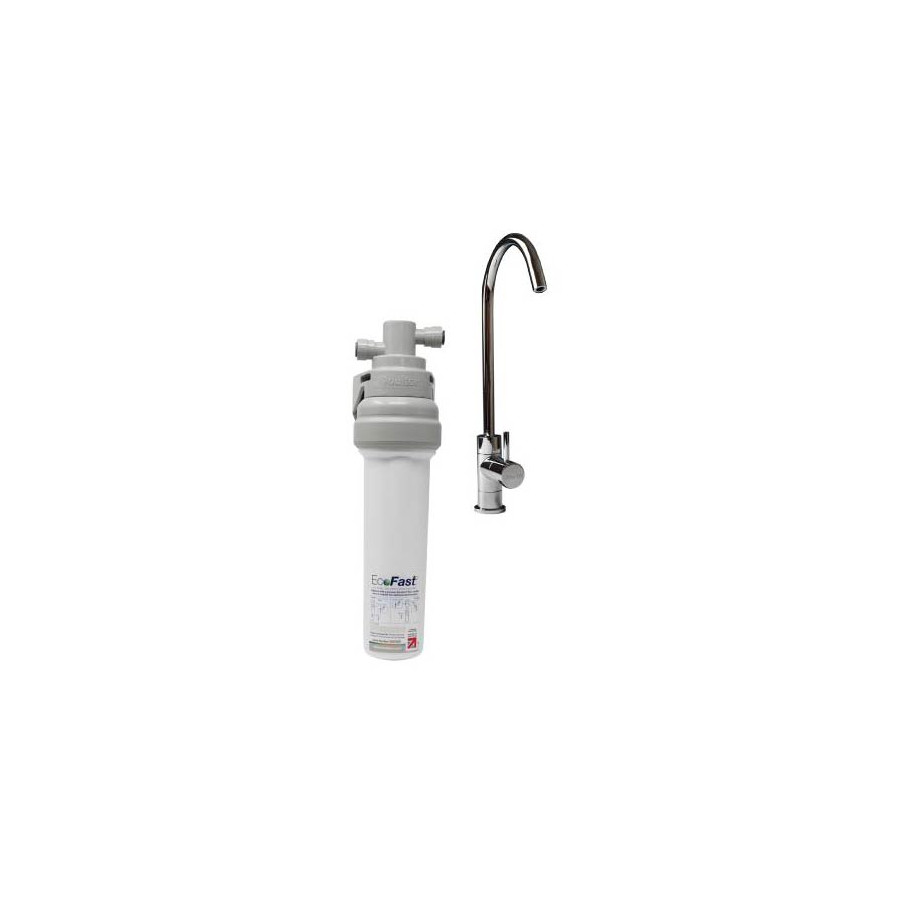 Purificateur d'eau Doulton EcoFast sous évier avec cartouche Biotect + Robinet eau pure - ECOFASTBIO