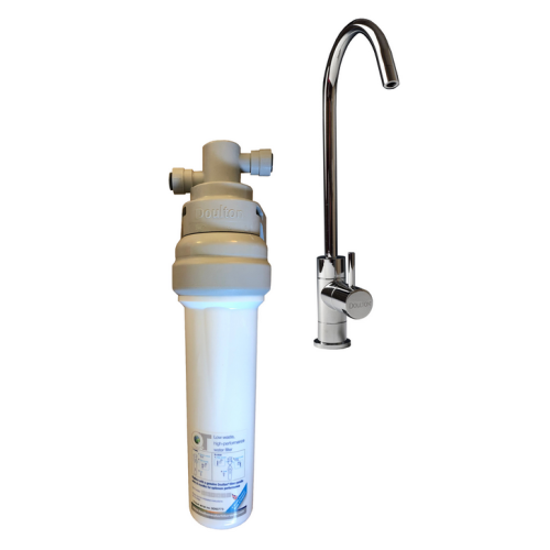 Purificateur d'eau DOULTON QT sous évier avec cartouche BIOTECT + Robinet et accessoires