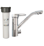 Purificateur d'eau Doulton HIP BIOTECT 3020BIO + Robinet mitigeur 3 voies classique brillant - 3020BIOR3VBB
