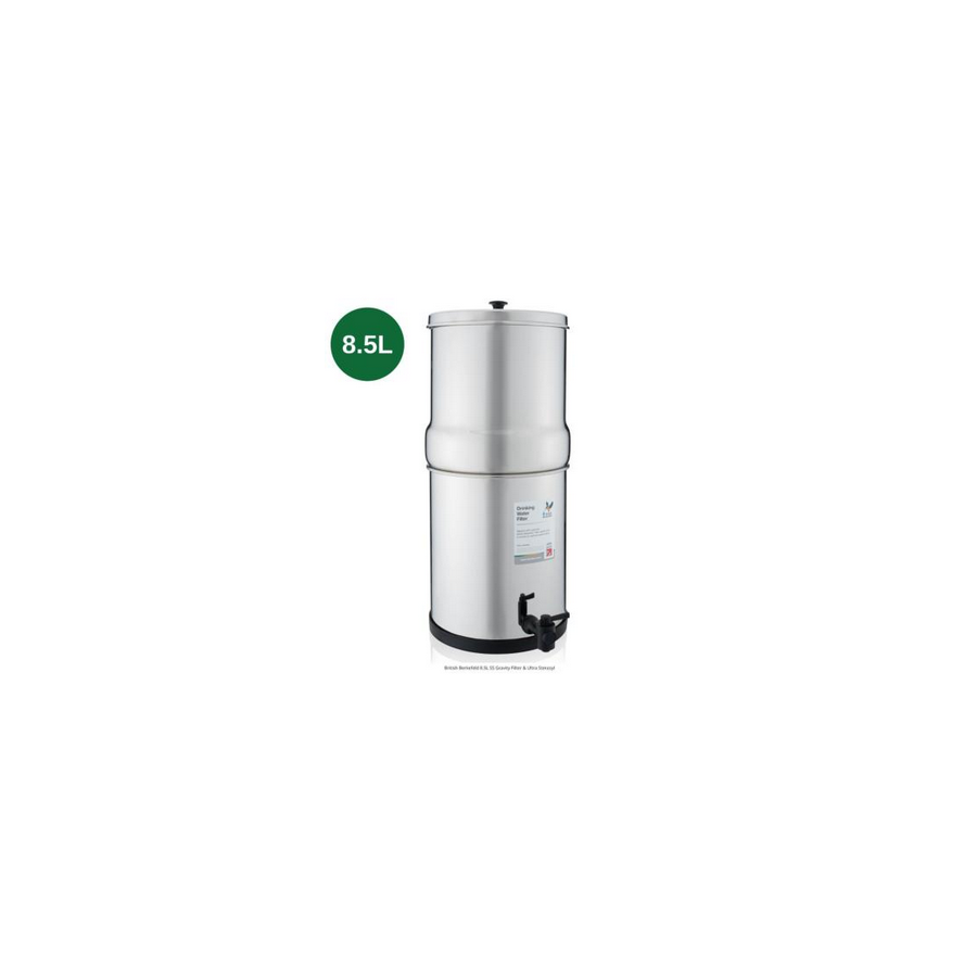 Purificateur d'eau à gravité BRITISH BERKEFELD 8.5 litres équipé de 2 cartouches Ultra Stérasyl - certifié NSF- BB2