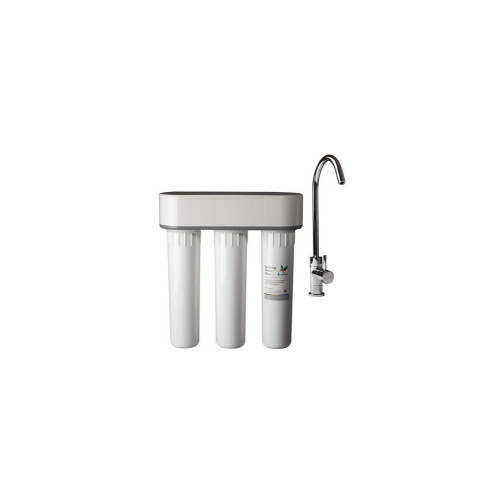 Purificateur d'eau DOULTON TRIO BIOTECT ANTI NITRATE ANTI CALCAIRE sous évier + robinet et accessoires