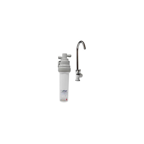 Purificateur d'eau DOULTON ECOFASTsous évier avec cartouche BIOTECT+ Robinet et accessoires