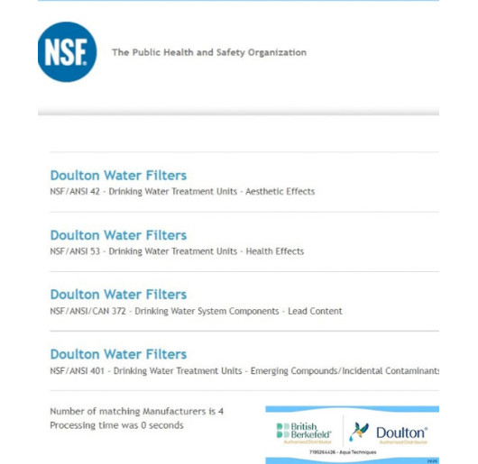 🧪 Certifications NSF : des preuves, pas des promesses